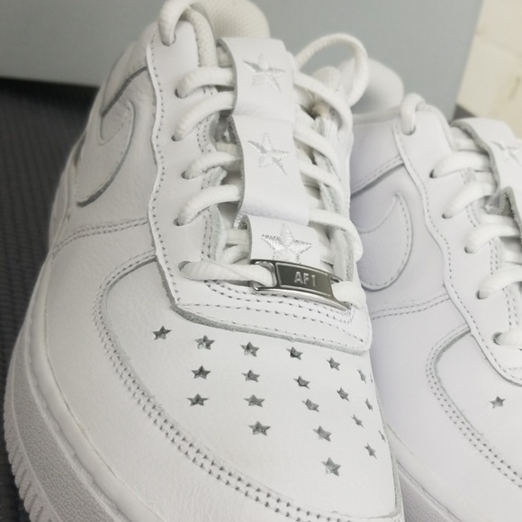 Nike Air Force 1 QS (GS) "Independance Day" White - Picture 6 of 8
